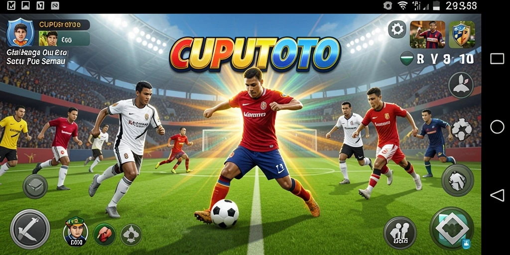Tampilan gameplay CUPUTOTO yang seru dan menegangkan.
