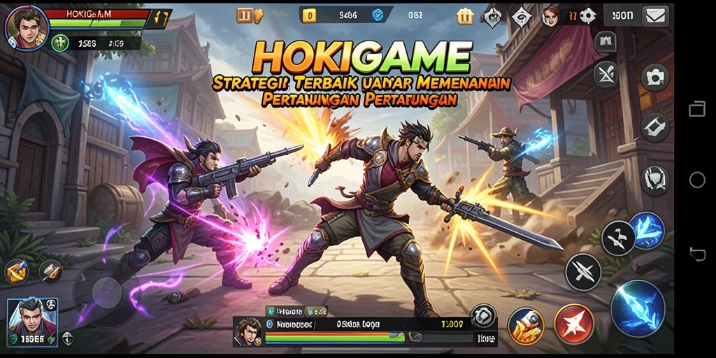Tampilan gameplay HOKIGAME yang menantang dan strategis.