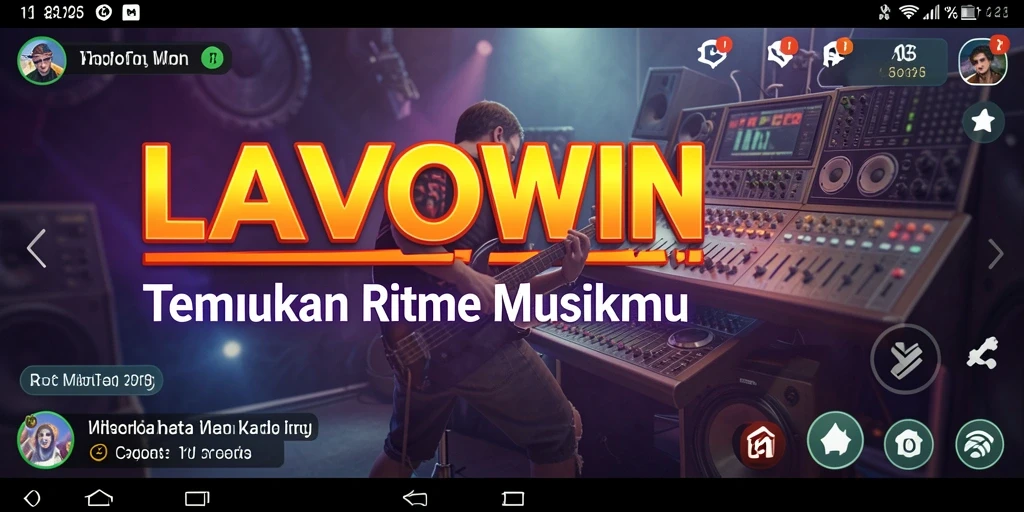 Tampilan gameplay LAVOWIN yang mengasyikkan dan penuh warna.