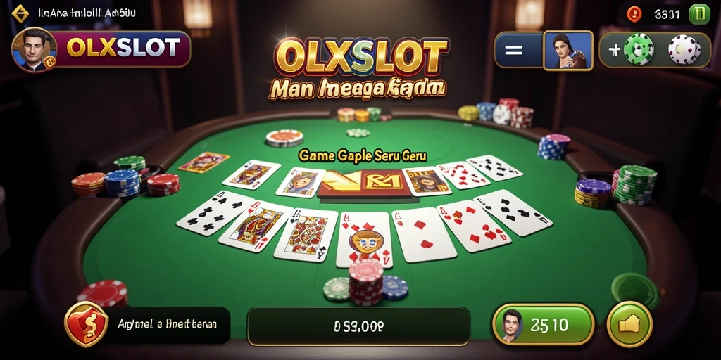 Tampilan gameplay OLXSLOT yang seru dan penuh aksi Gaple.