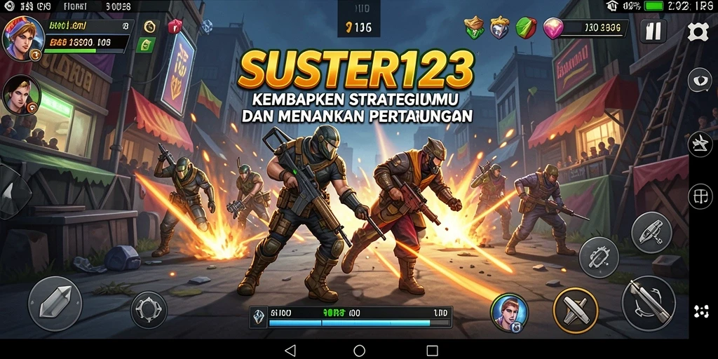 Tampilan gameplay SUSTER123 yang menarik dengan elemen strategis.